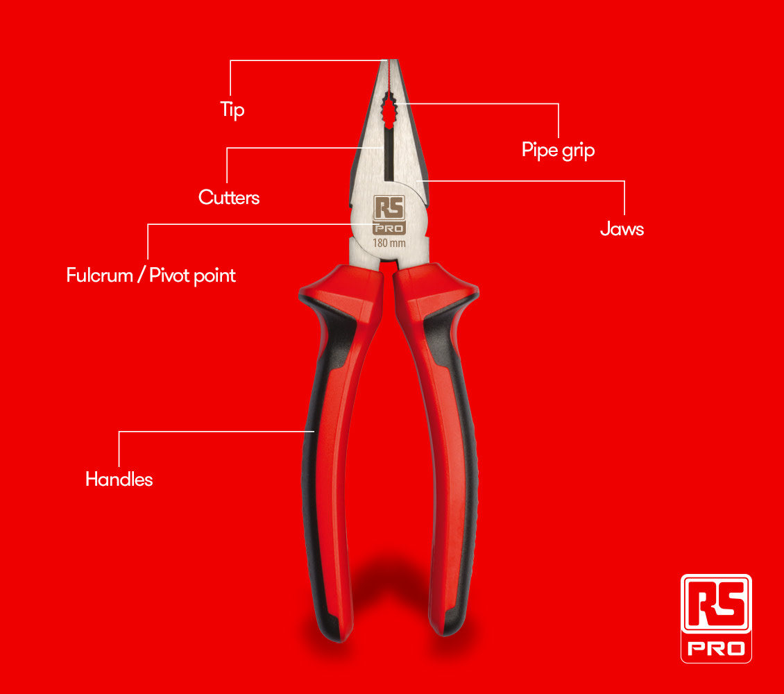 Combination shop plier size